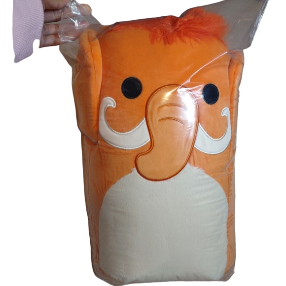 Squishmallows Wilbie Wooly Mammoth Orange Tie Dye Ear Plush - Picture 14 of 14